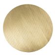 34  Black And Gold Embossed Metal Round Coffee Table For Sale