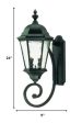 Two Light Matte Black Carousel Lantern Wall Light Online Hot Sale