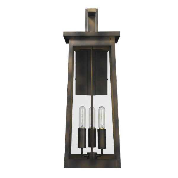 Alden 3-Light Oil-Rubbed Bronze Wall Light Supply