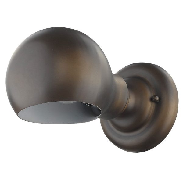 Antique Bronze Rounded Wall Sconce Online