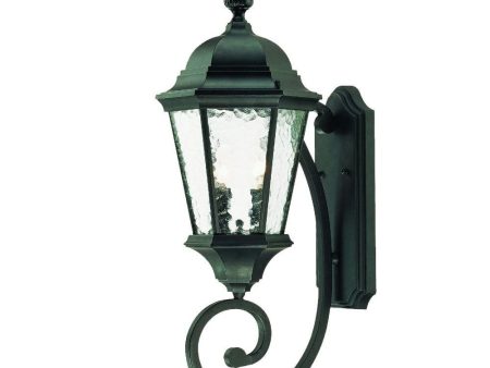 Two Light Matte Black Carousel Lantern Wall Light Online Hot Sale