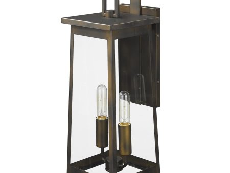 Alden 2-Light Oil-Rubbed Bronze Wall Light Supply