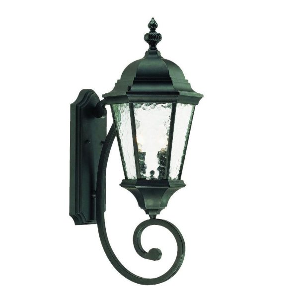 Two Light Matte Black Carousel Lantern Wall Light Online Hot Sale