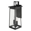 Alden 2-Light Matte Black Wall Light Hot on Sale