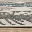 10  X 13  Beige Floral Stain Resistant Indoor Outdoor Area Rug Online