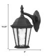 Two Light Matte Black Hanging Carousel Wall Light Cheap