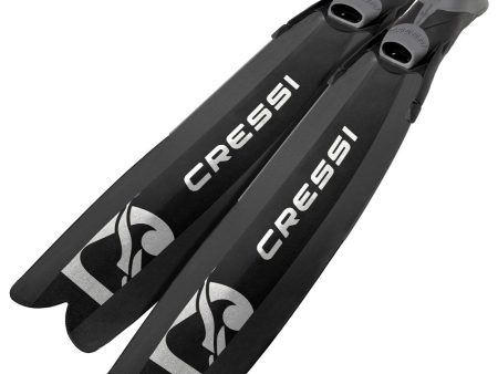 Cressi Gara Turbo Boost Fins for Free Diving or Spearfishing - Black For Discount