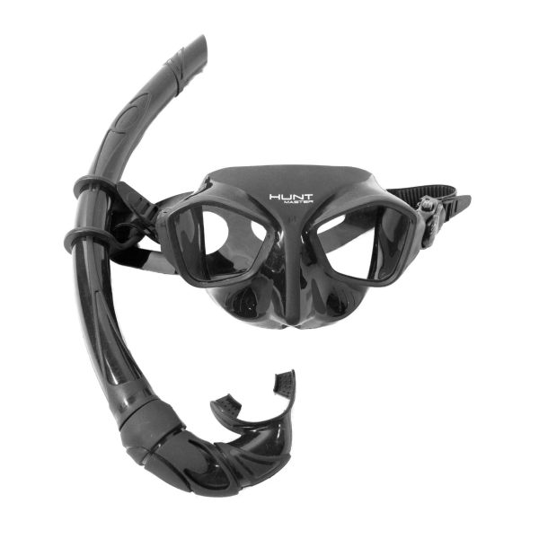 Hunt Master Bat Diving Mask and Snorkel Set - Wirambi with Clear Container For Sale