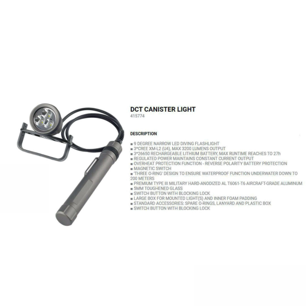 Mares XR DCTV Canister Light 3400 Lumens Online now