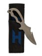 Halcyon Explorer Low-Profile Titanium Knife with Angled Sheath Sale