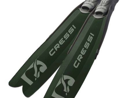 Cressi Gara Modular Boost Fins for Free Diving or Spearfishing - Green Cheap