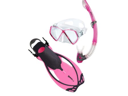 Mares Pirate Allegra Mask, Snorkel & Fins Set for Kids Fashion