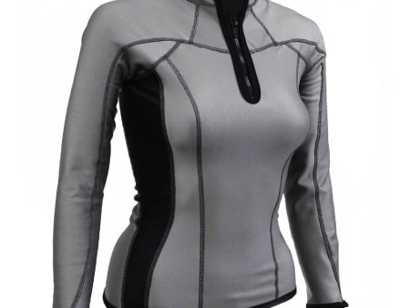 Sharkskin Chillproof Long Sleeve Chest Zip Top - Women For Cheap