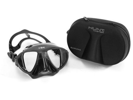 Hunt Master Low Volume Diving Mask - Garuma with Black Container Hot on Sale