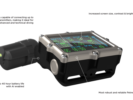 Shearwater Petrel 3 Dive Computer with Optional Swift Transmitter Supply