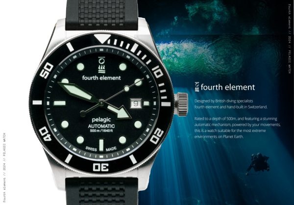 Fourth Element Pelagic 500m Dive Watch *New Fashion